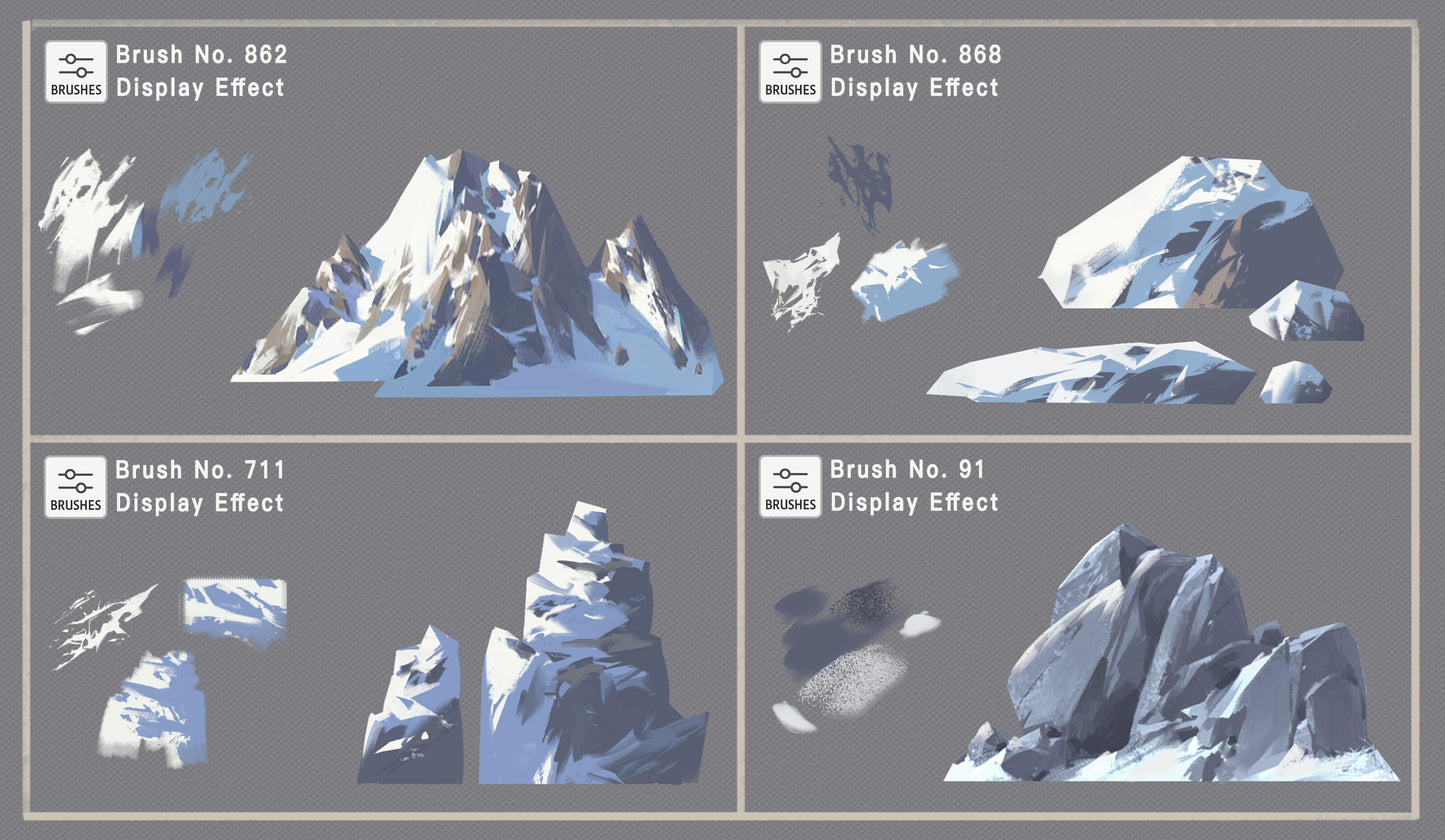 Efficient digital brushes 【tiptop brushes texture】