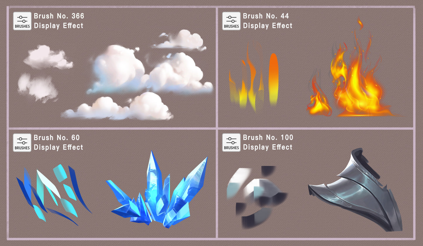 Efficient digital brushes 【tiptop brushes texture】