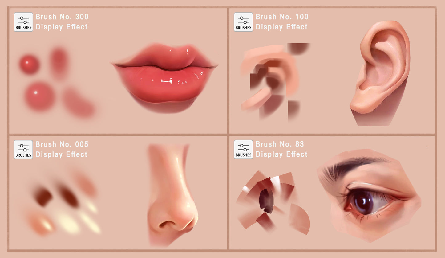 Efficient digital brushes 【tiptop brushes texture】