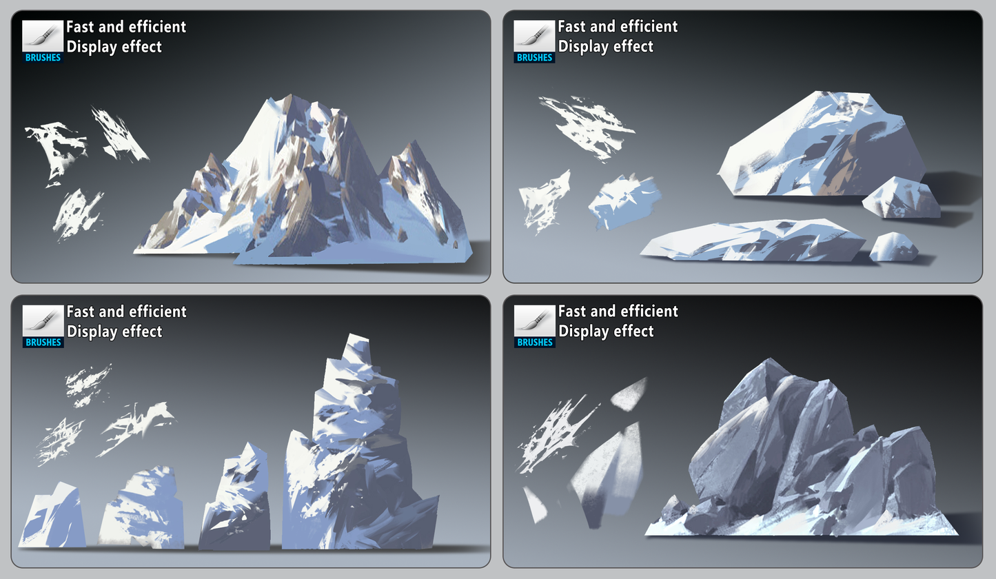 My Go-To Digital Painting Brushes 【High Efficiency & Texture】